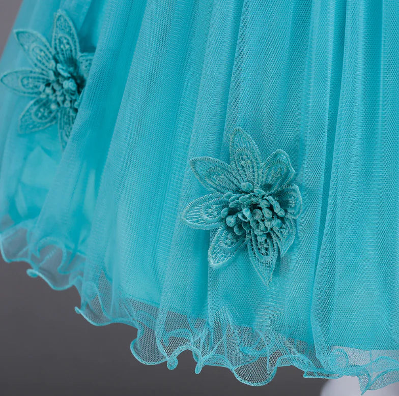 Bowknot Tulle Dress, Elegant Tulle Dress